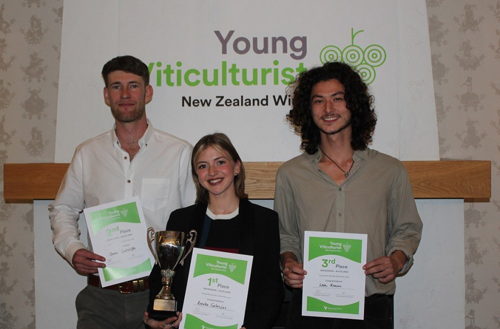 Wairarapa Young Viticulturist of the Year announced