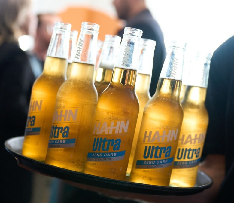 HAHN KICK CARBS, NOT BEER WITH HAHN ULTRA ZERO CARB* 