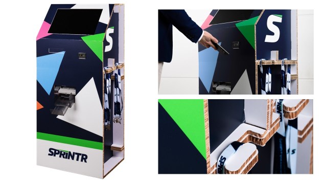 Sprintr launches recyclable registration kiosk