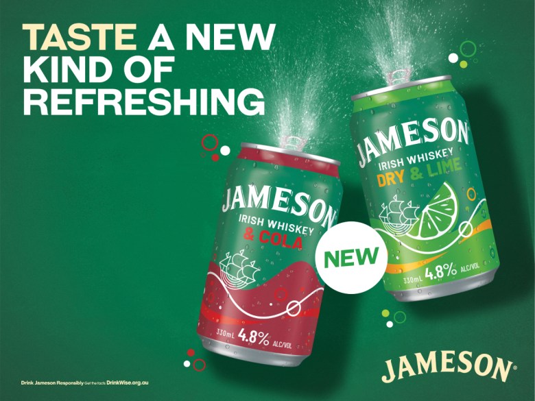 New Jameson Cola and Dry    