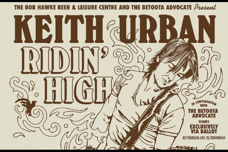 Join ballot to see Keith Urban at Bob Hawke Beer & Leisure Centre