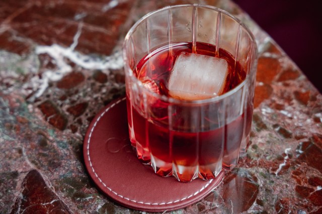 Cocktail Menu: Balsamic Negroni