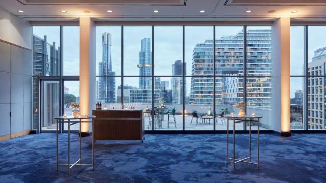 Refurbished events spaces at RACV City Club Melbourne